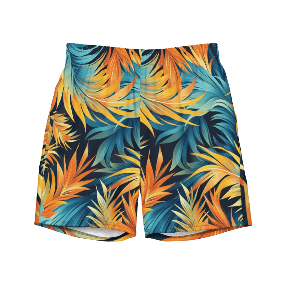 Tropical Flow Swim Trunks for Men product image (3)