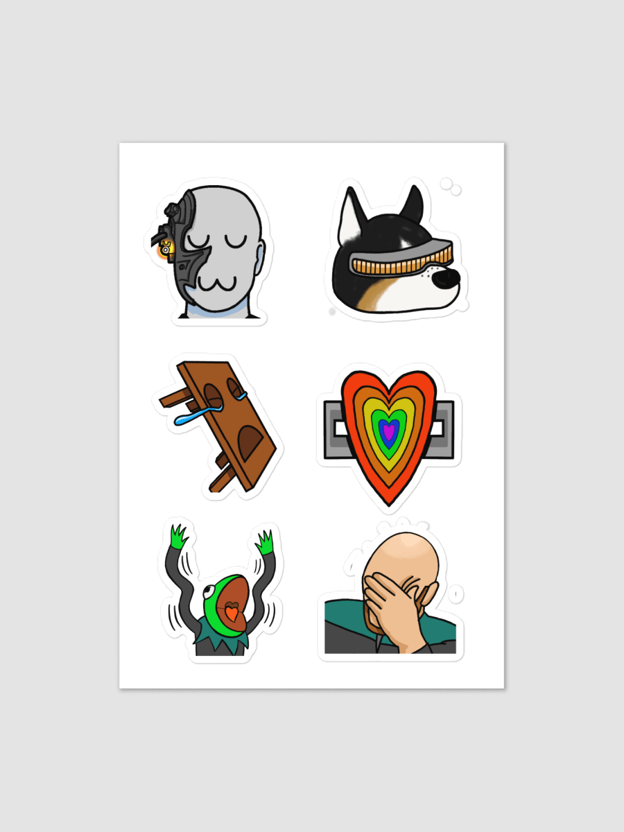 IainStreams emote stickers! product image (1)
