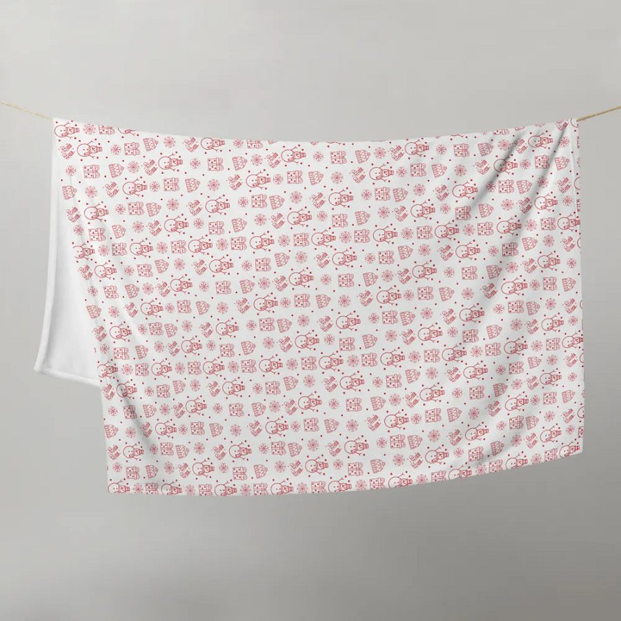 Red And White Christmas Blanket product image (9)