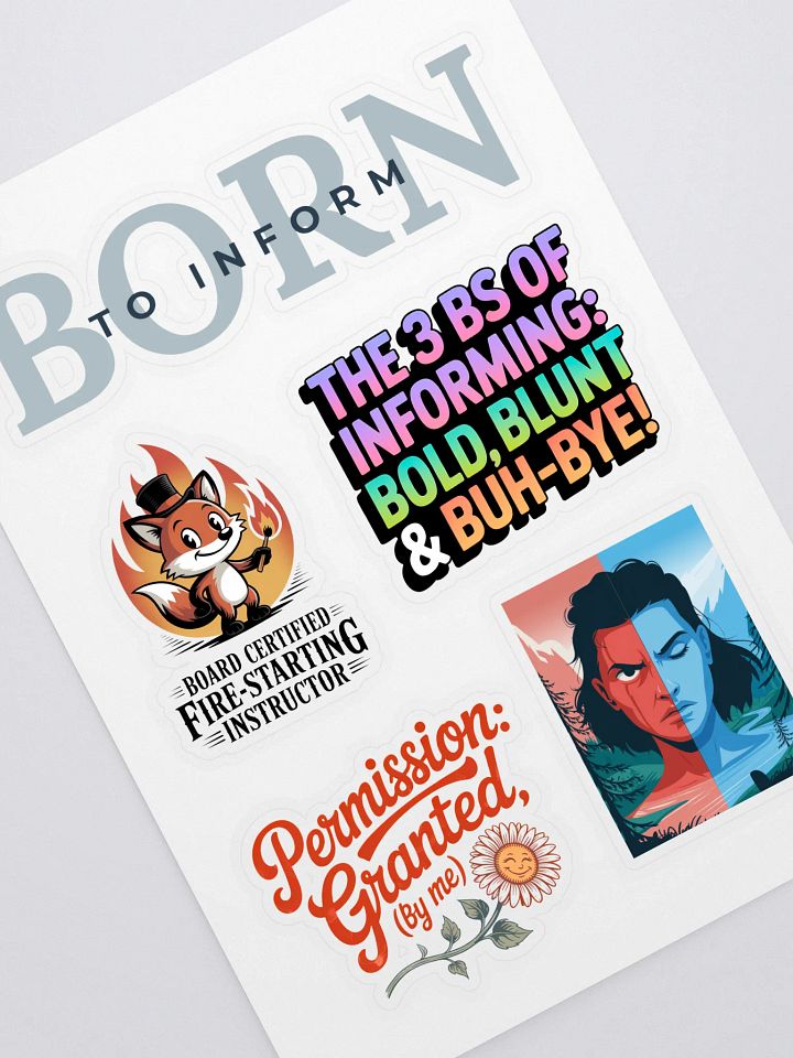 Human Design Manifestor Sticker Sheet product image (1)