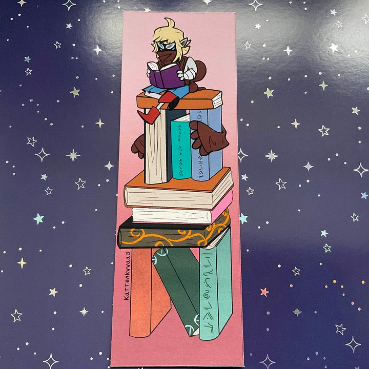 "Stack of Books" bookmark product image (1)
