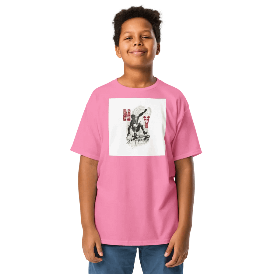 Kids T-Shirt Skateboarder New Yorker product image (1)