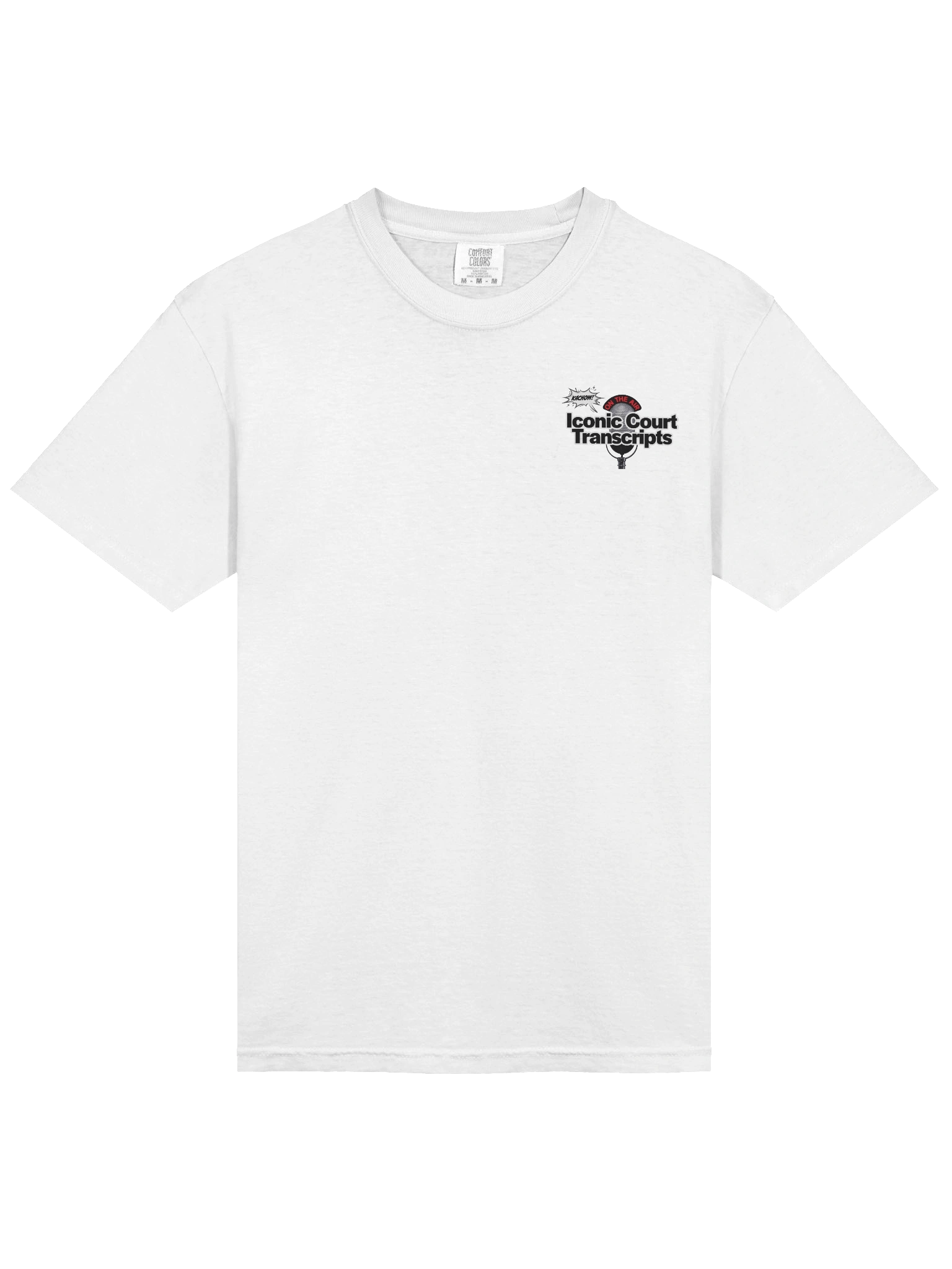 Iconic Court Transcripts White T-Shirt product image (5)