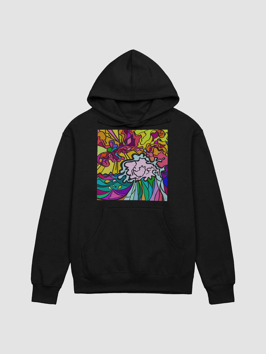 Ethereal Swirls Midweight Hoodie - Wave at Sunset product image (3)
