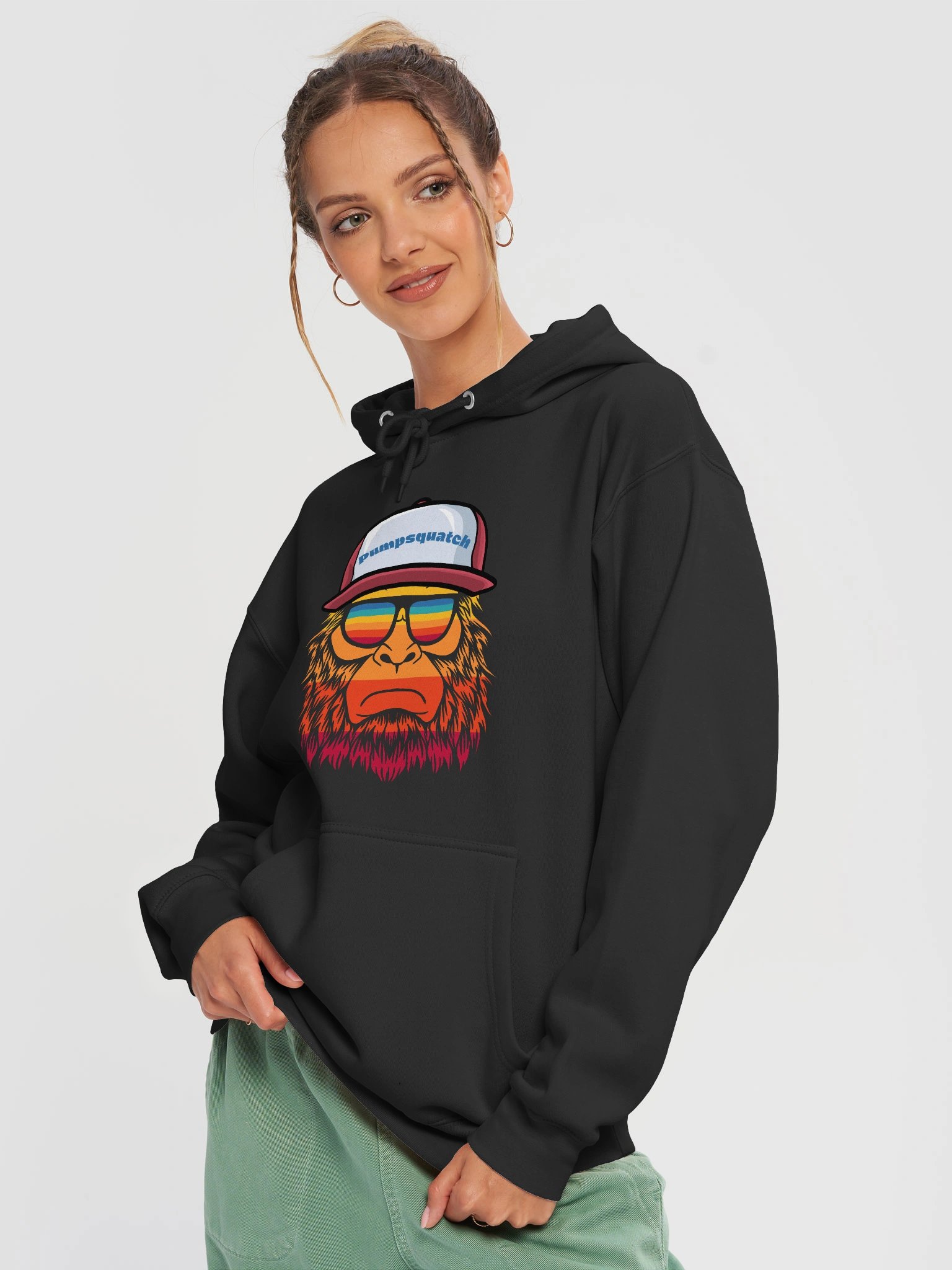 Retro Pumpsquatch Hoodie product image (3)