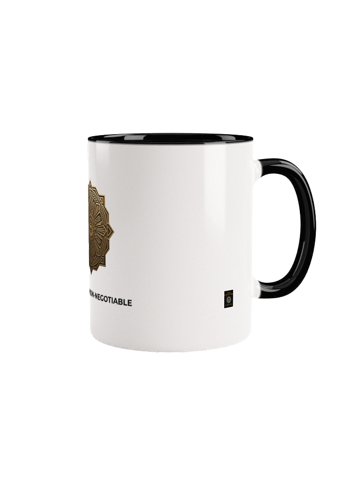 Mandala Ceramic Mug- 'My Peace Is Non-Negotiable product image (2)