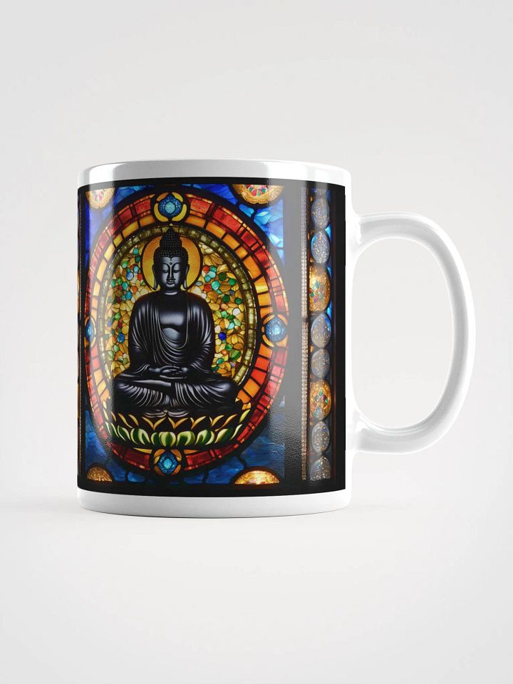#003 Obsidian Buddha Stained Glass Mug product image (3)