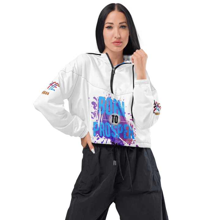 Born to Prosper Dynamic Cropped Windbreaker product image (2)