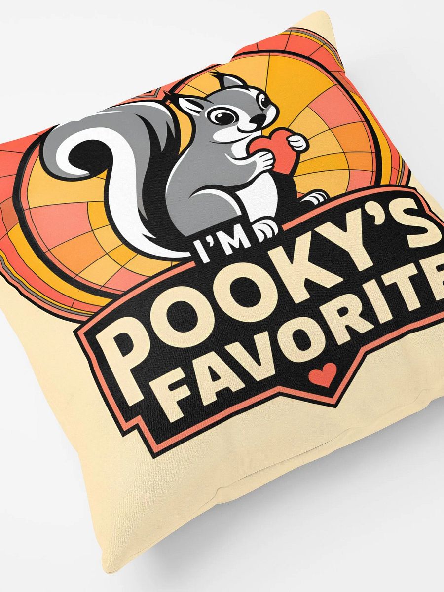 Comfy Pillow: I'm Pooky's Favorite, holding heart product image (8)