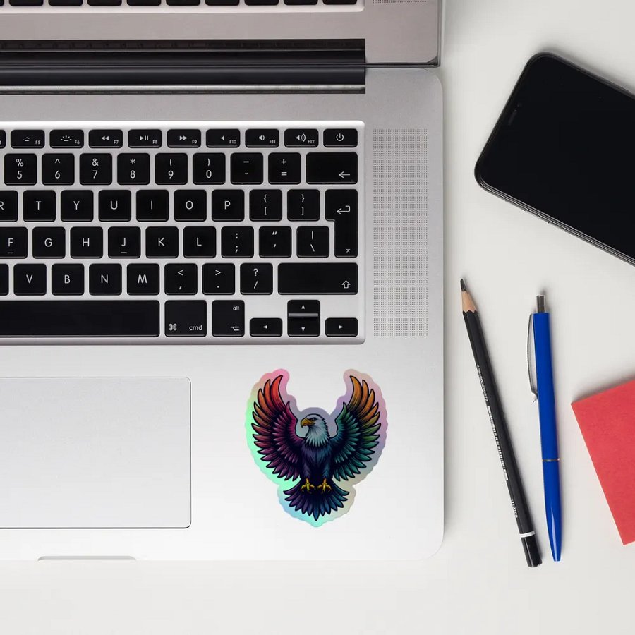 Ethereal Eagle Holographic Sticker Sheet product image (12)