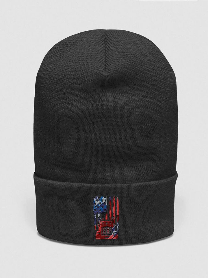 Rugged Red Truck Cuffed Beanie product image (1)