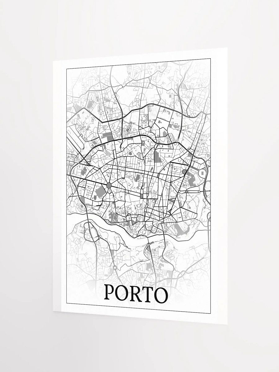 Porto, Portugal, city map print product image (9)