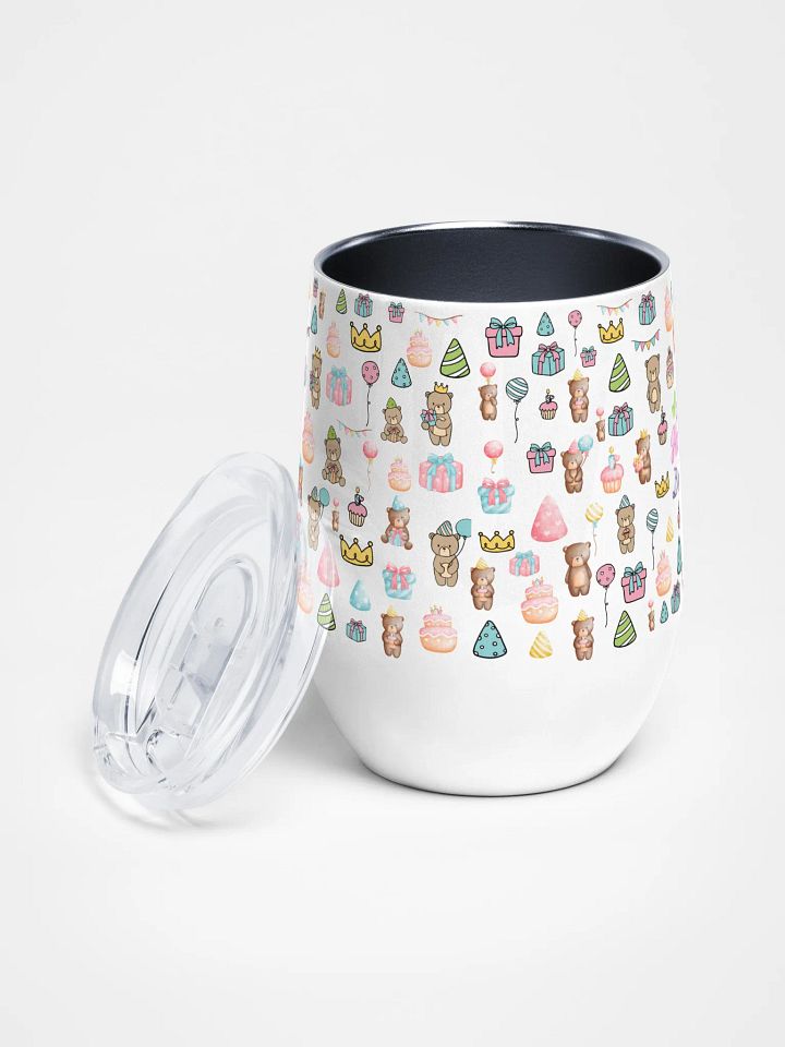 Festive Birthday Wine Tumbler product image (2)