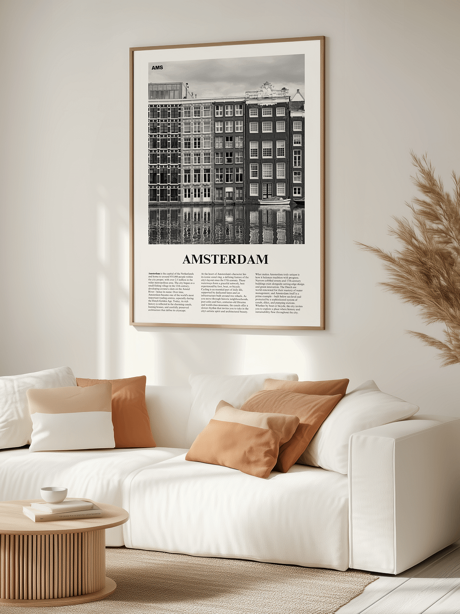 Amsterdam 01 Newspaper Poster product image (5)