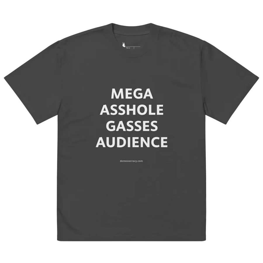 Mega Asshole Gasses Audience Oversized Faded Tee product image (8)