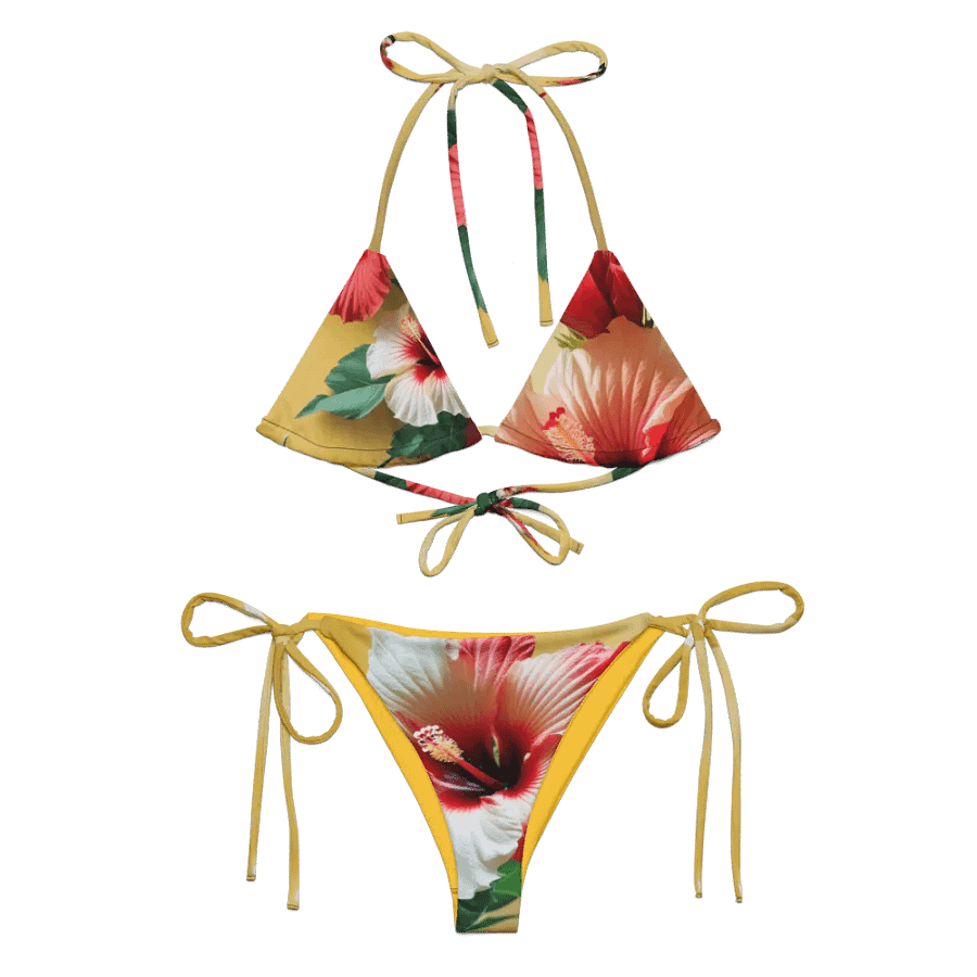 Hibiscus Harmony String Bikini product image (7)