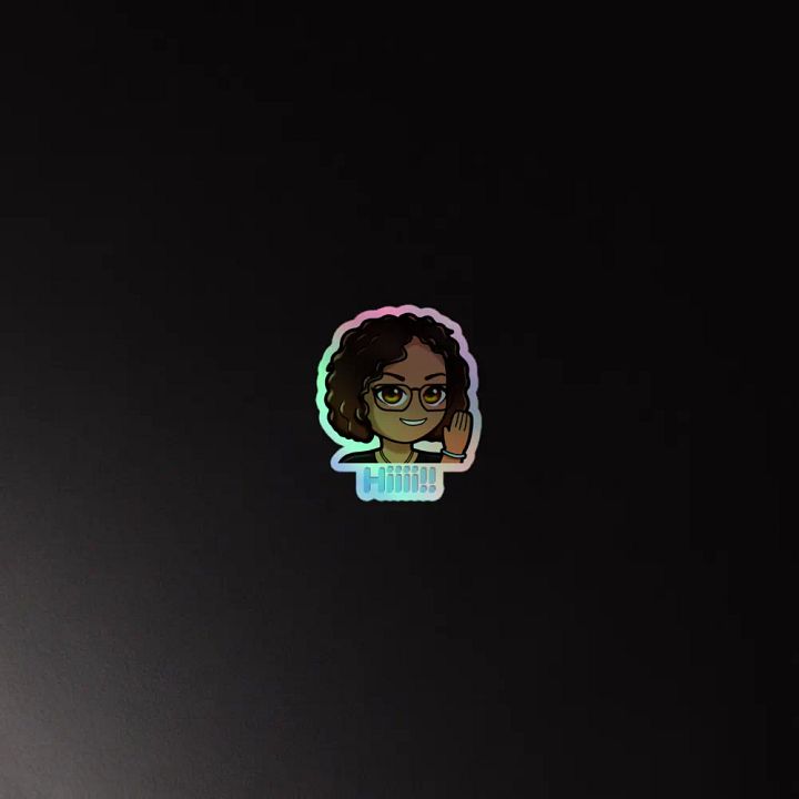 Hiiii!! Holo-Sticker product image (3)