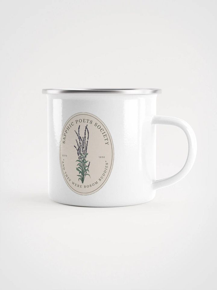 Sapphic Poets Society enamel mug product image (1)