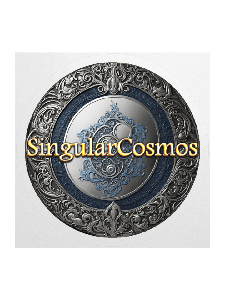 Singular Cosmos White Kiss Cut Sticker product image (1)