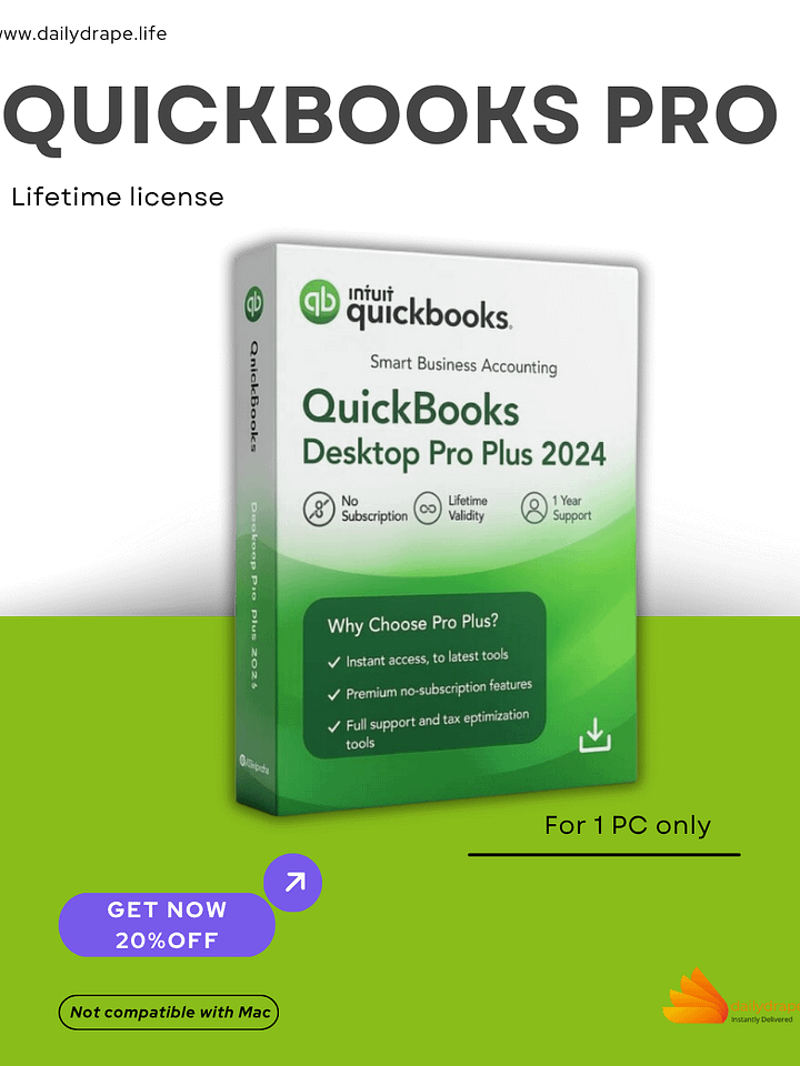 Quickbooks Desktop Premier Plus 2024 Lifetime license product image (1)
