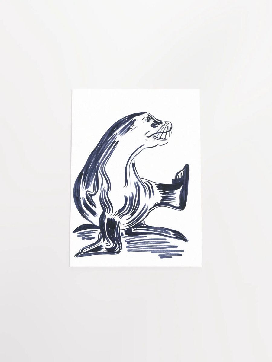Happy Seal Art Print product image (13)