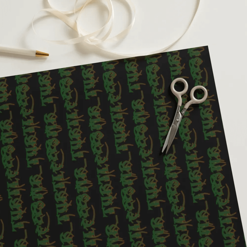 Mr turtle logo wrapping paper product image (11)