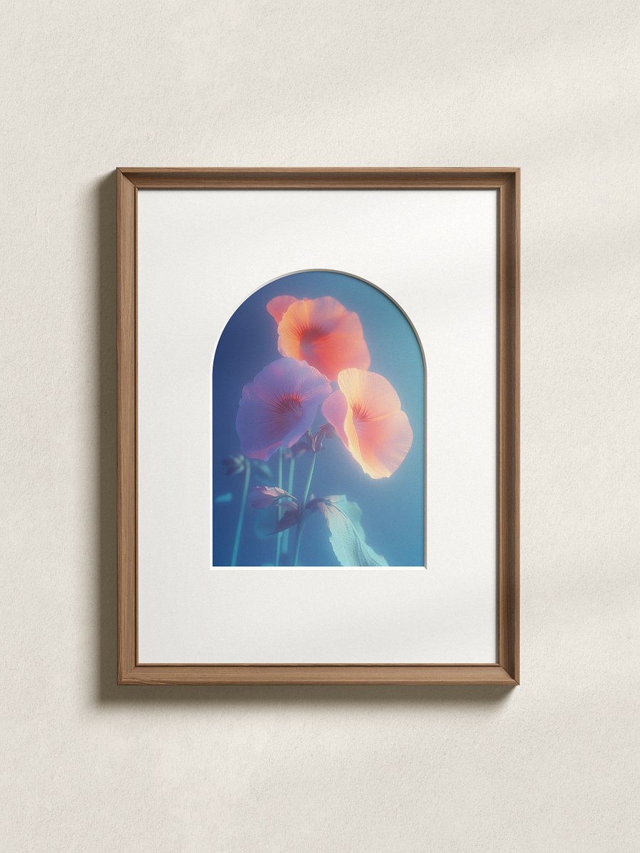 Dreamy Pastel Pansy Flower Print product image (3)