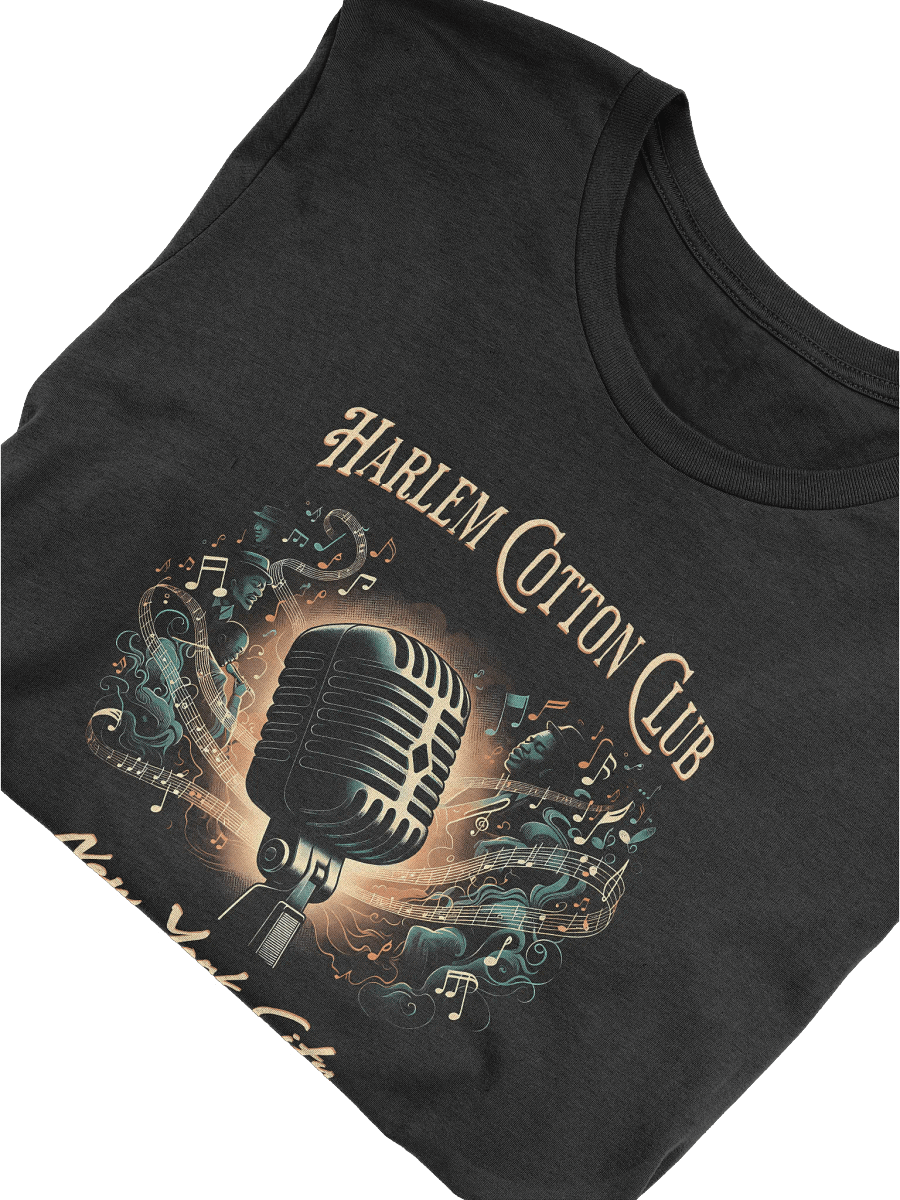 Harlem Cotton Club Vintage Microphone T-Shirt product image (5)