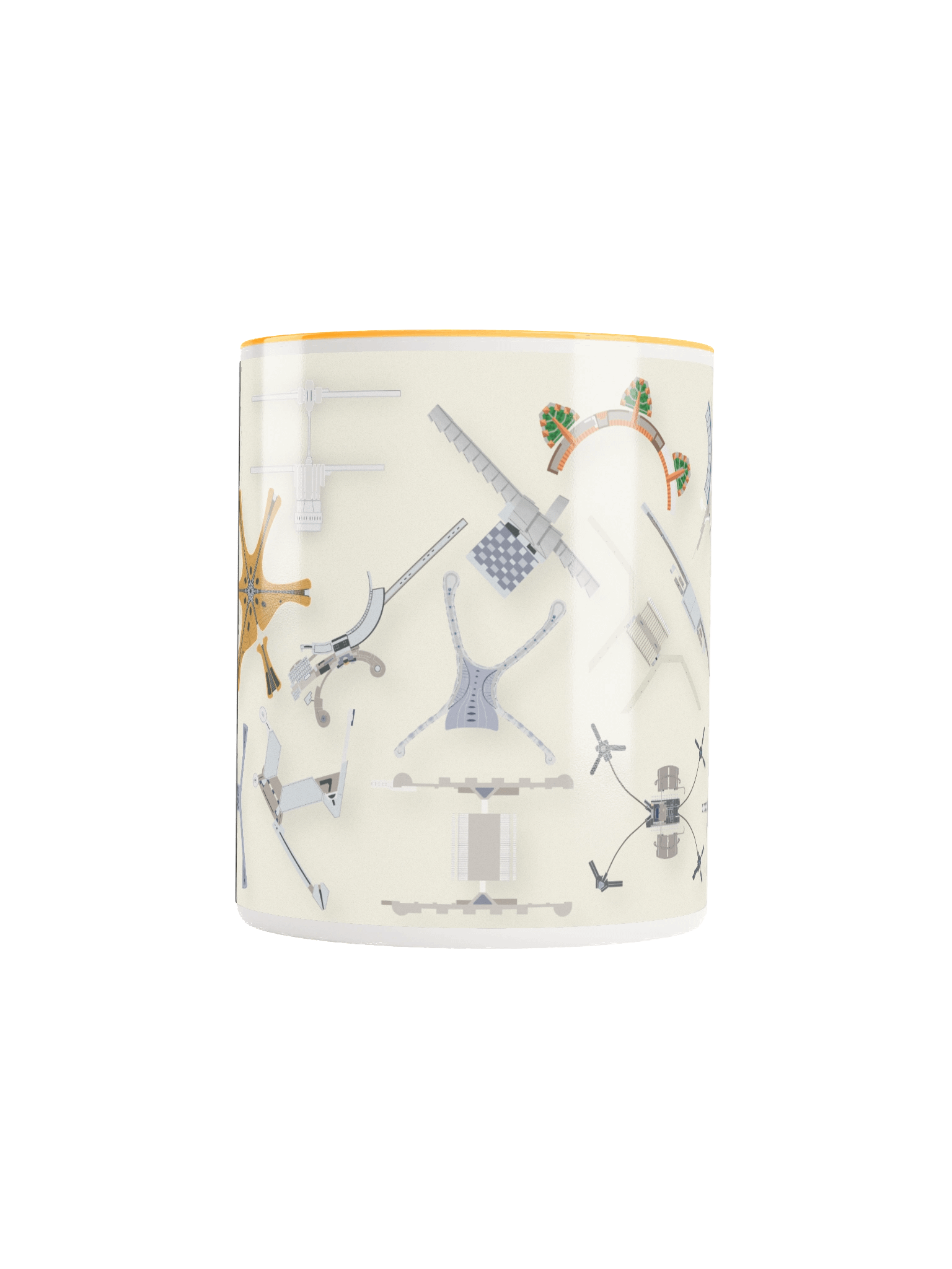 Airport Terminals - Mug Beige/Orange product image (5)