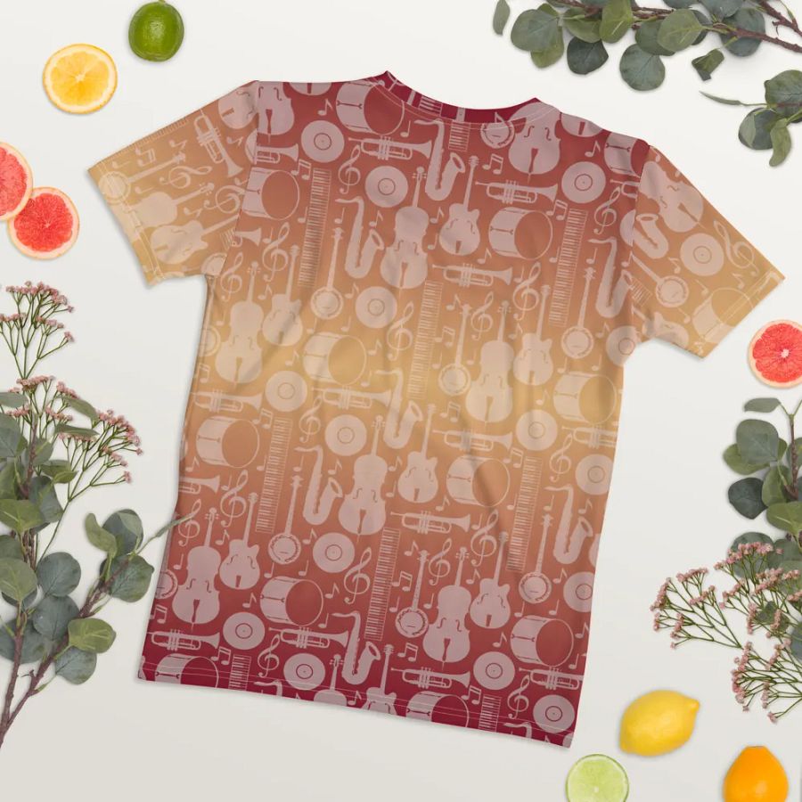 Brewing Beats and Sipping Coffee All Over Print T-shirt product image (8)