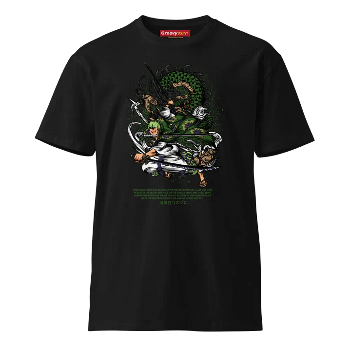 Zoro's Dragon Fury Unisex T-Shirt product image (1)