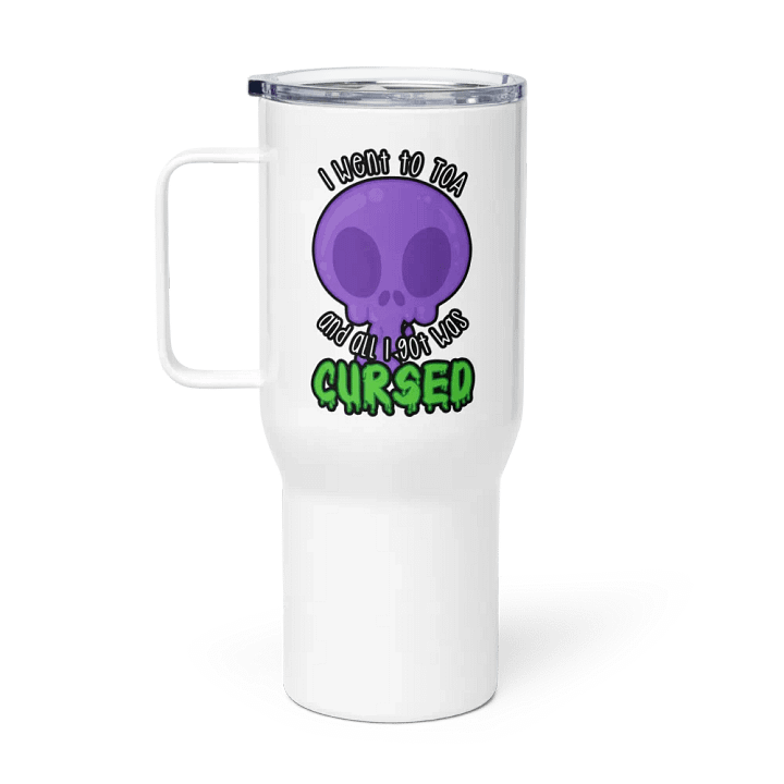 All I Got Was Cursed - Warlock - Travel Mug w/Handle product image (1)