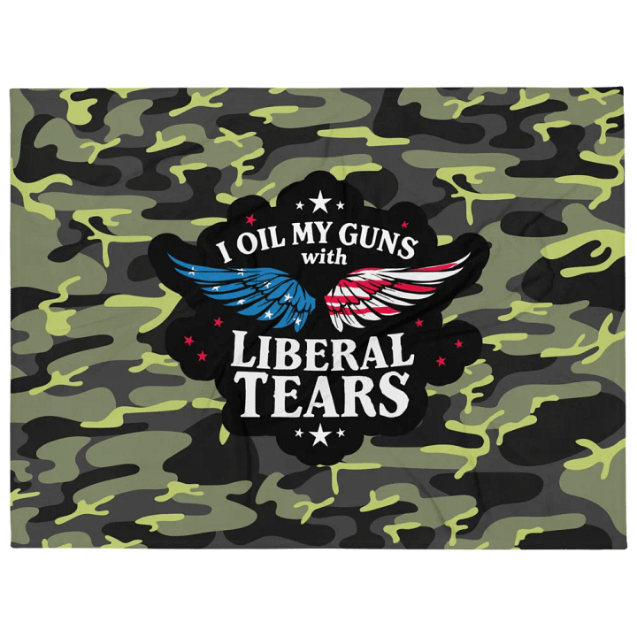 Throw Blanket: Liberal Tears Gun Oil product image (2)