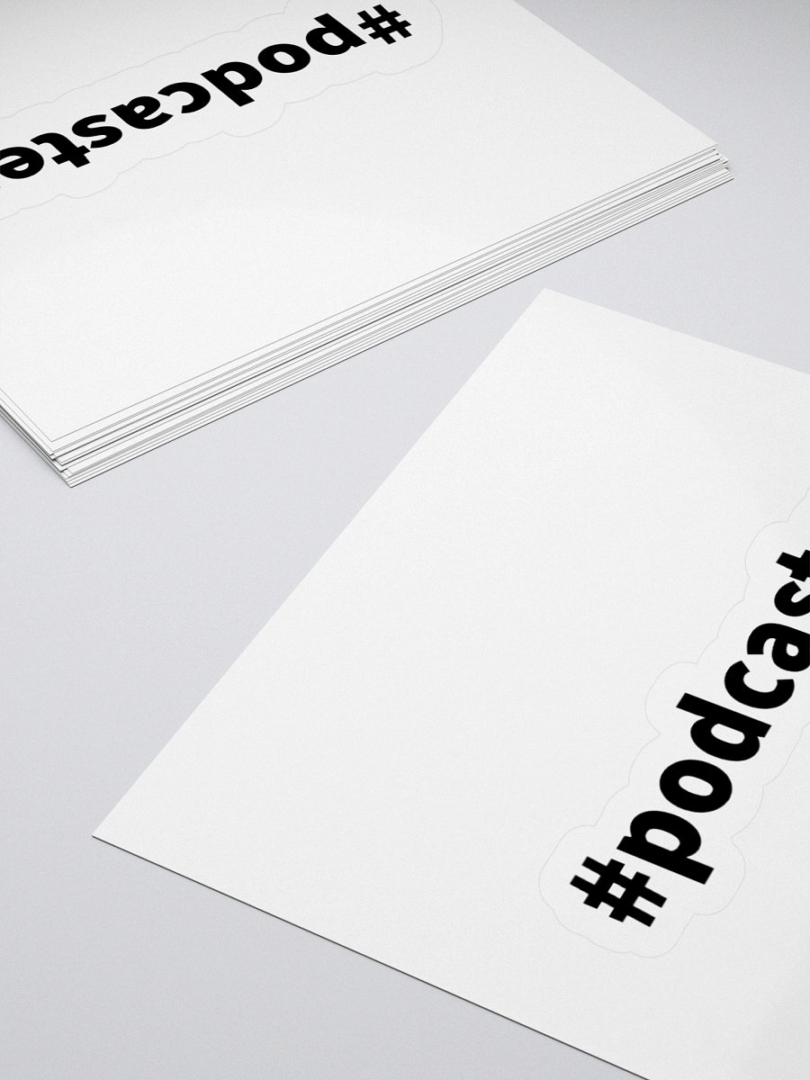 Podcaster Hashtag Sticker product image (4)