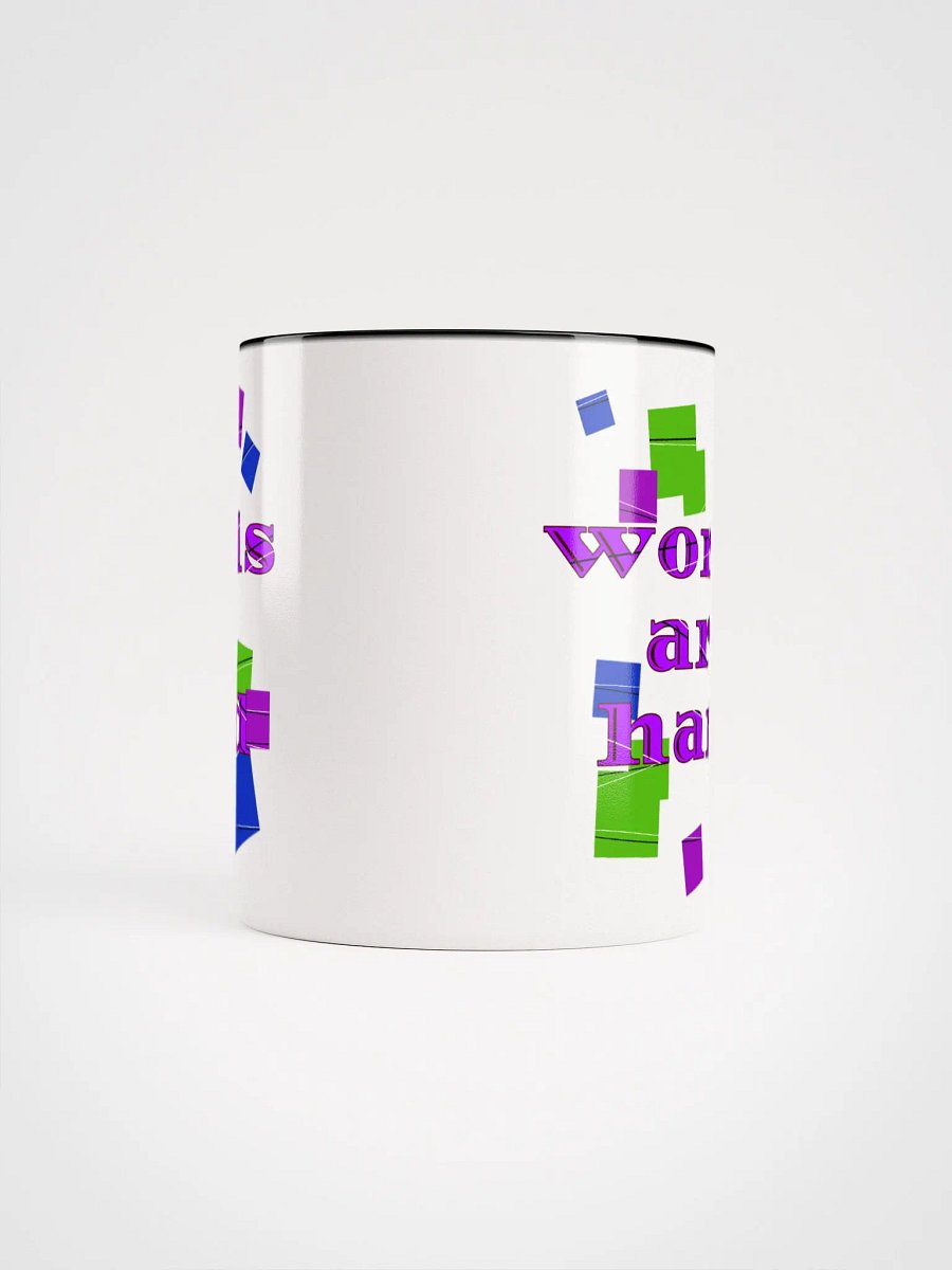 words are hard mug product image (49)
