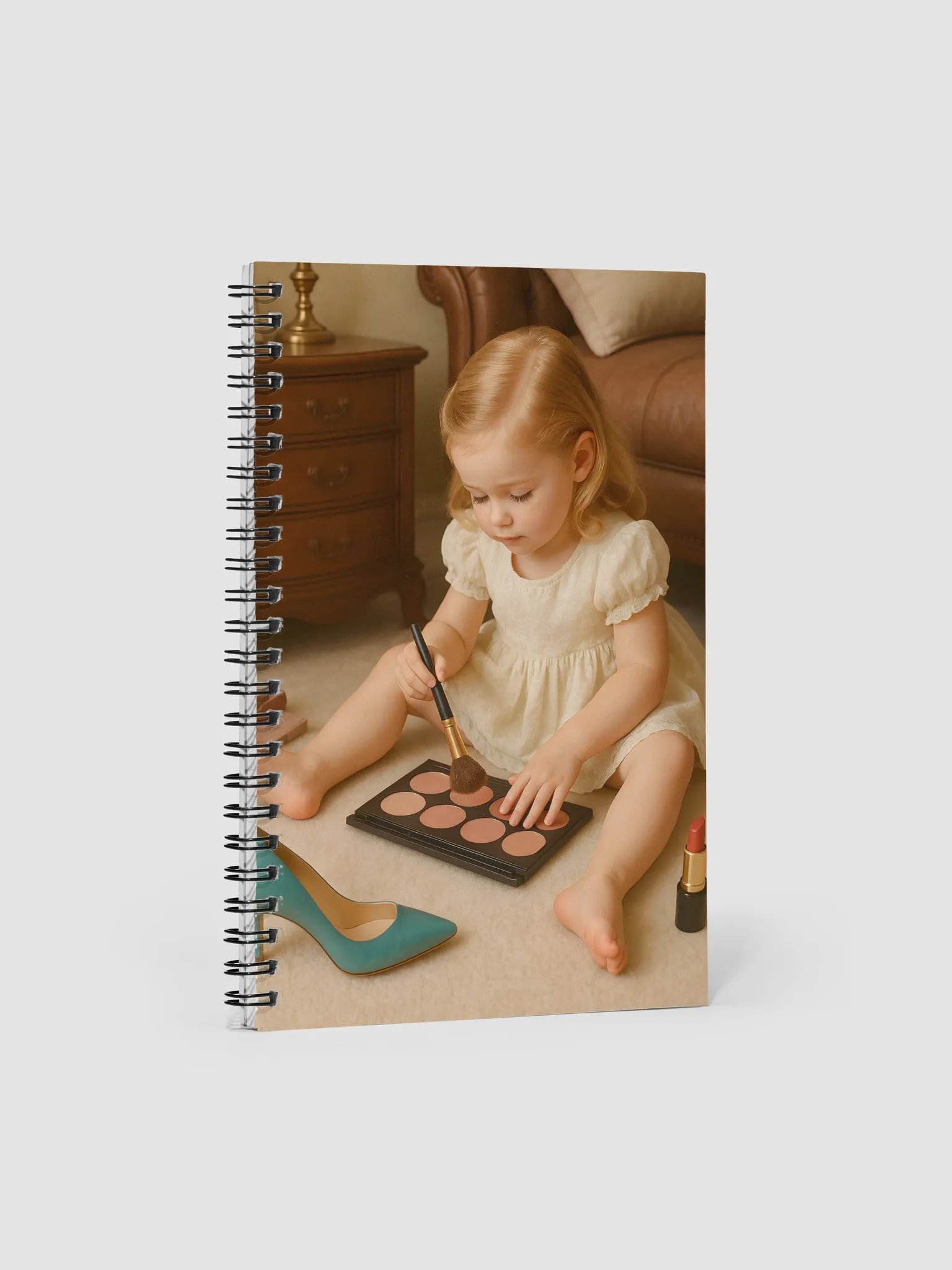 Just Like Mum Spiral Doted Notebook product image (1)