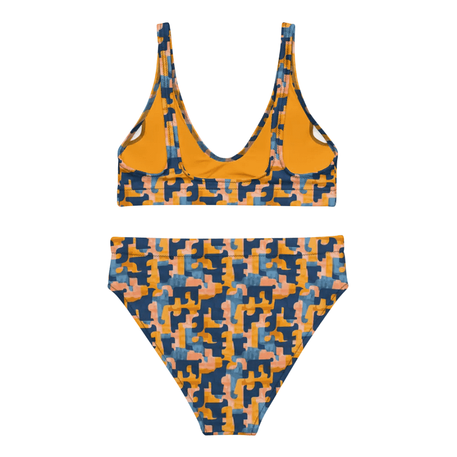 Flowing Shapes | Recycled High Waisted Bikini product image (6)