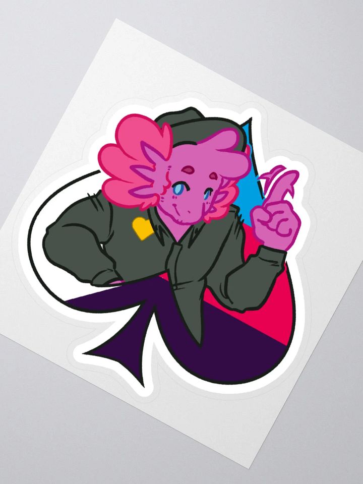 Poly in Spades | Kiss-Cut Sticker product image (2)