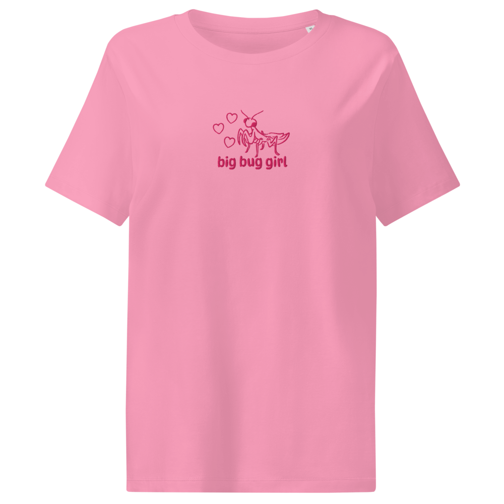 stitched mantis women's tee pink product image (1)