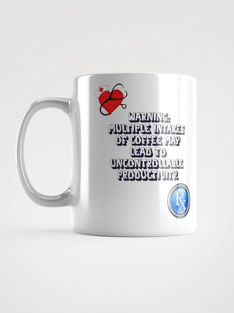 Multiple Intakes of Coffee May Lead To Productivity - Funny White Mug product image (18)