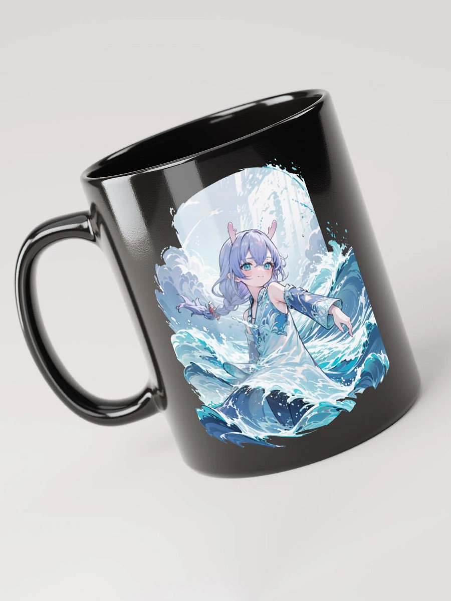 Black Glossy Mug - Bailu v2 (Honkai Star Rail) product image (4)