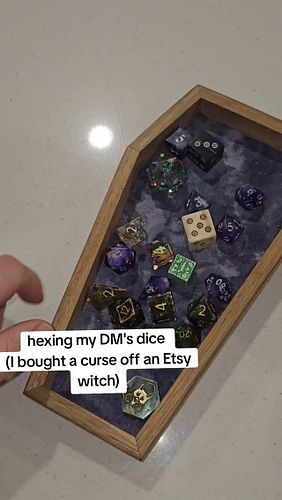 I really need this to work, send hell 

#dnd #dnd5e #dnddice