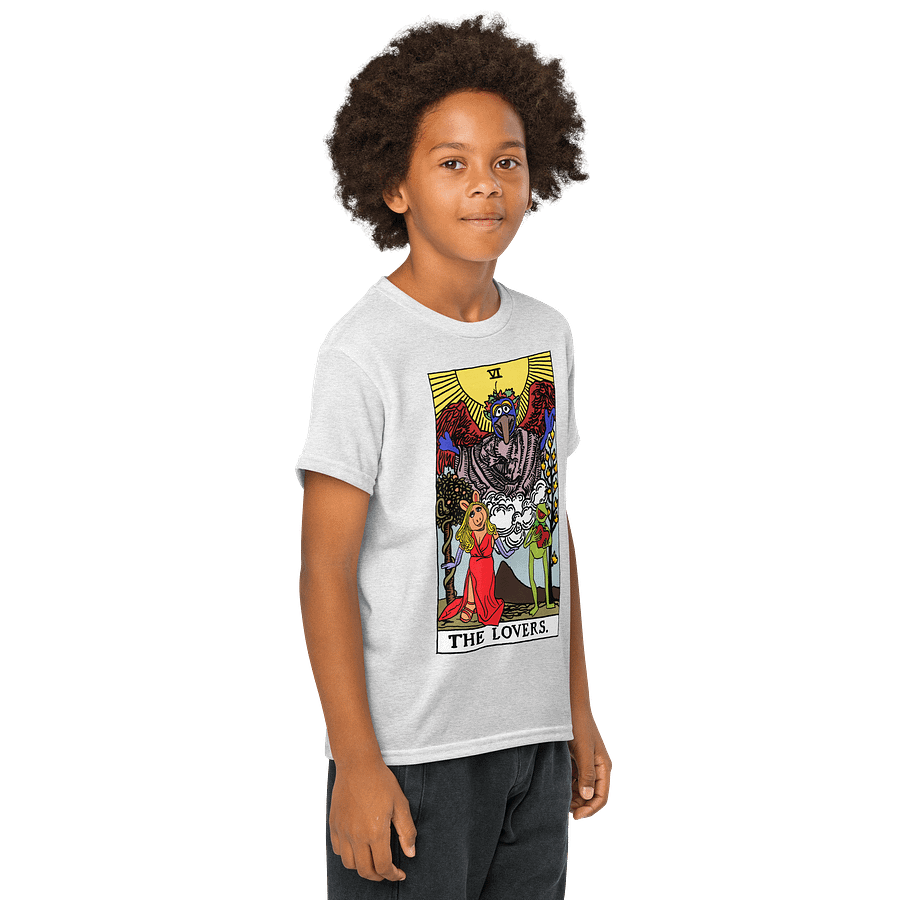 Piggy and Kermit Lovers Tarot Card Kid Shirt product image (69)