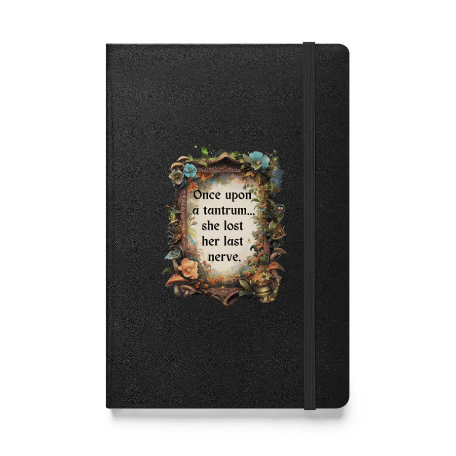 Funny Mom Notebook – ‘Once Upon A Tantrum’ Parenting Humor Journal product image (1)