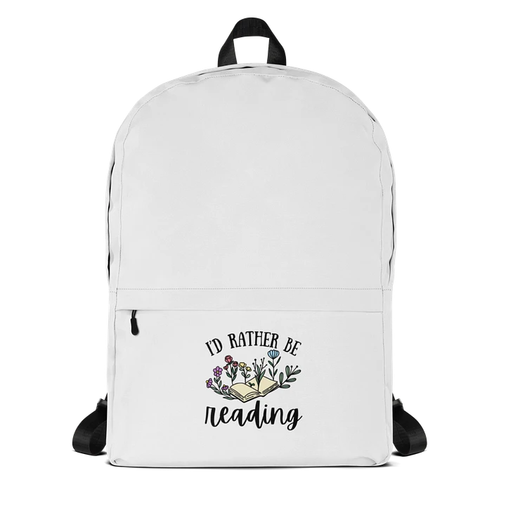I'd Rather Be Reading Backpack product image (1)