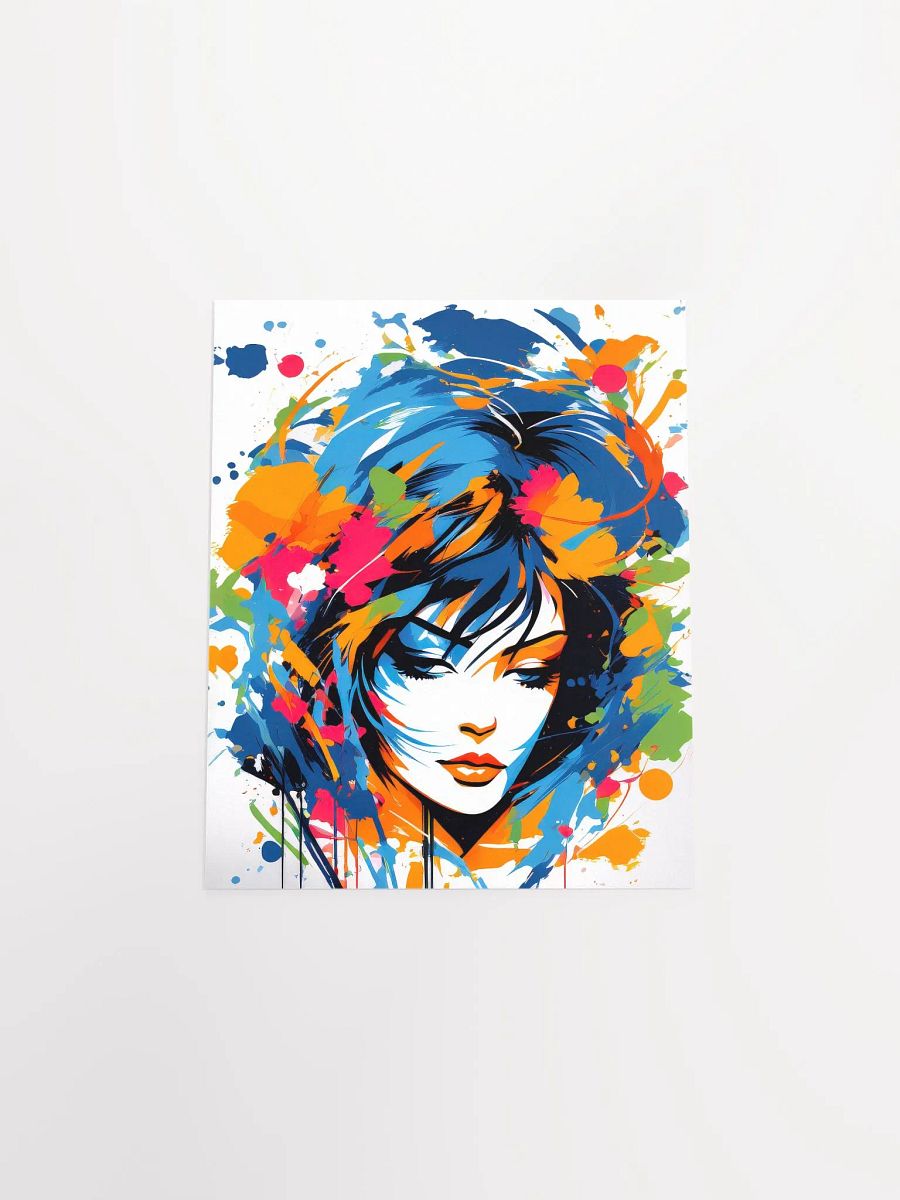 Abstract Woman v12 - Vintage Style Poster - Girly - Small and Standard Sizes - 8x10-11x14-12x16-16x20 Inches product image (15)