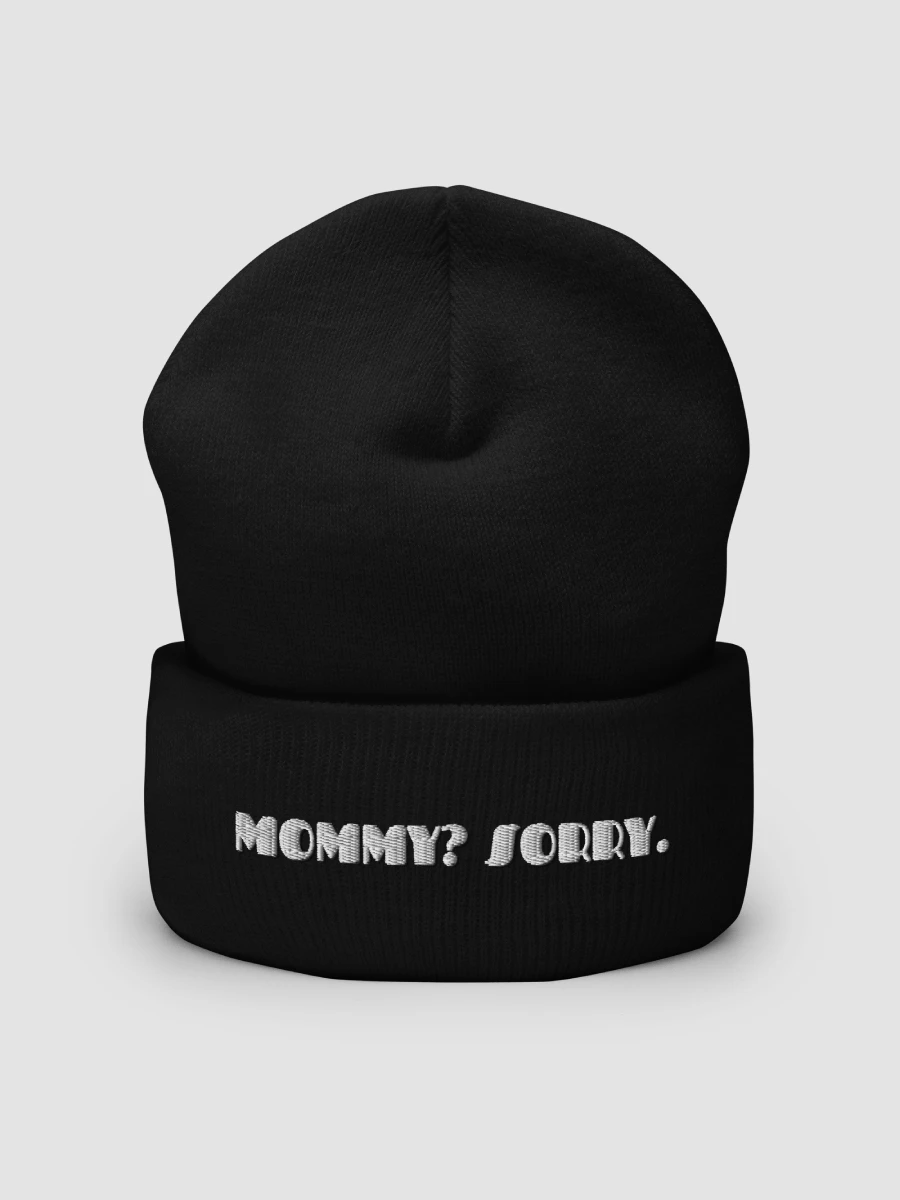 Mommy? Sorry. Embroidered Cuffed Beanie product image (7)