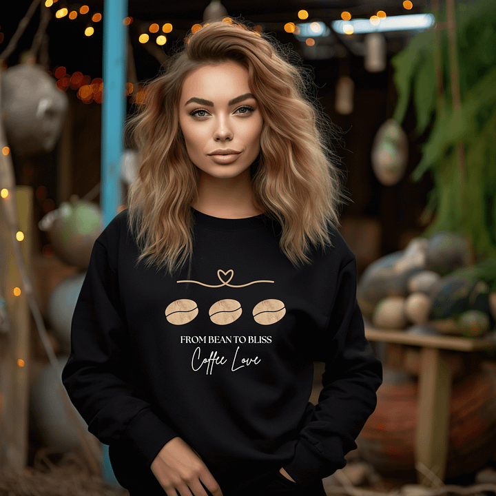 Bean to Bliss Coffee Love Sweatshirt product image (1)