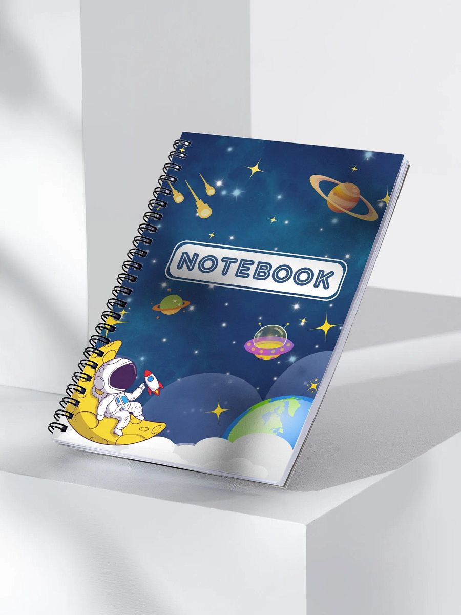 Starry Astronaut Spiral Notebook product image (3)