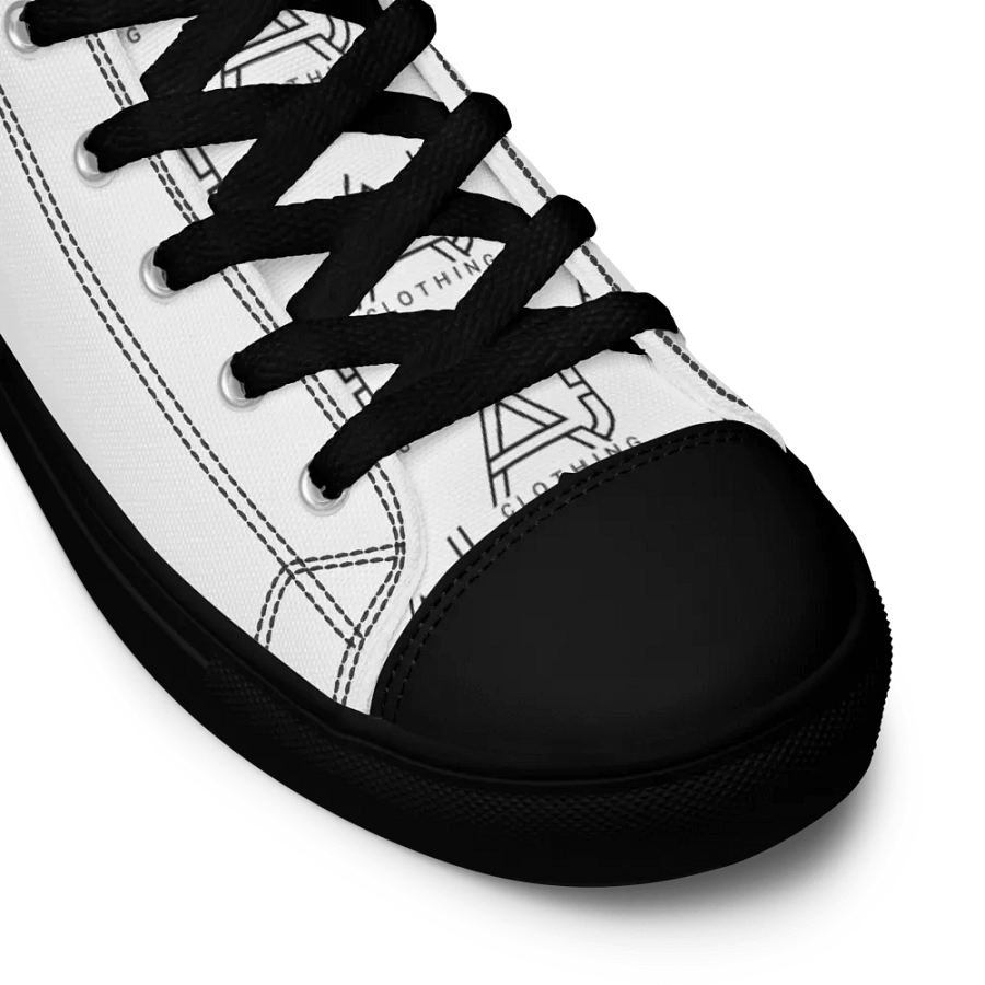 White high tops -plain whites product image (6)